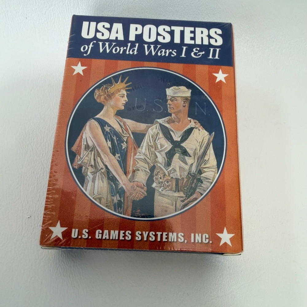 U.S. Game Systems USA War Posters Poker Sized Playing Cards 2008 Sealed